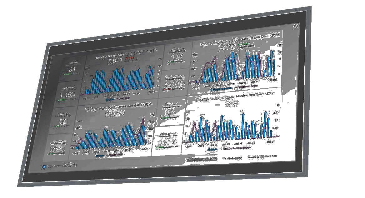 Marketing dashboard preview